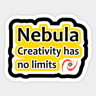 creativity has no limits Sticker